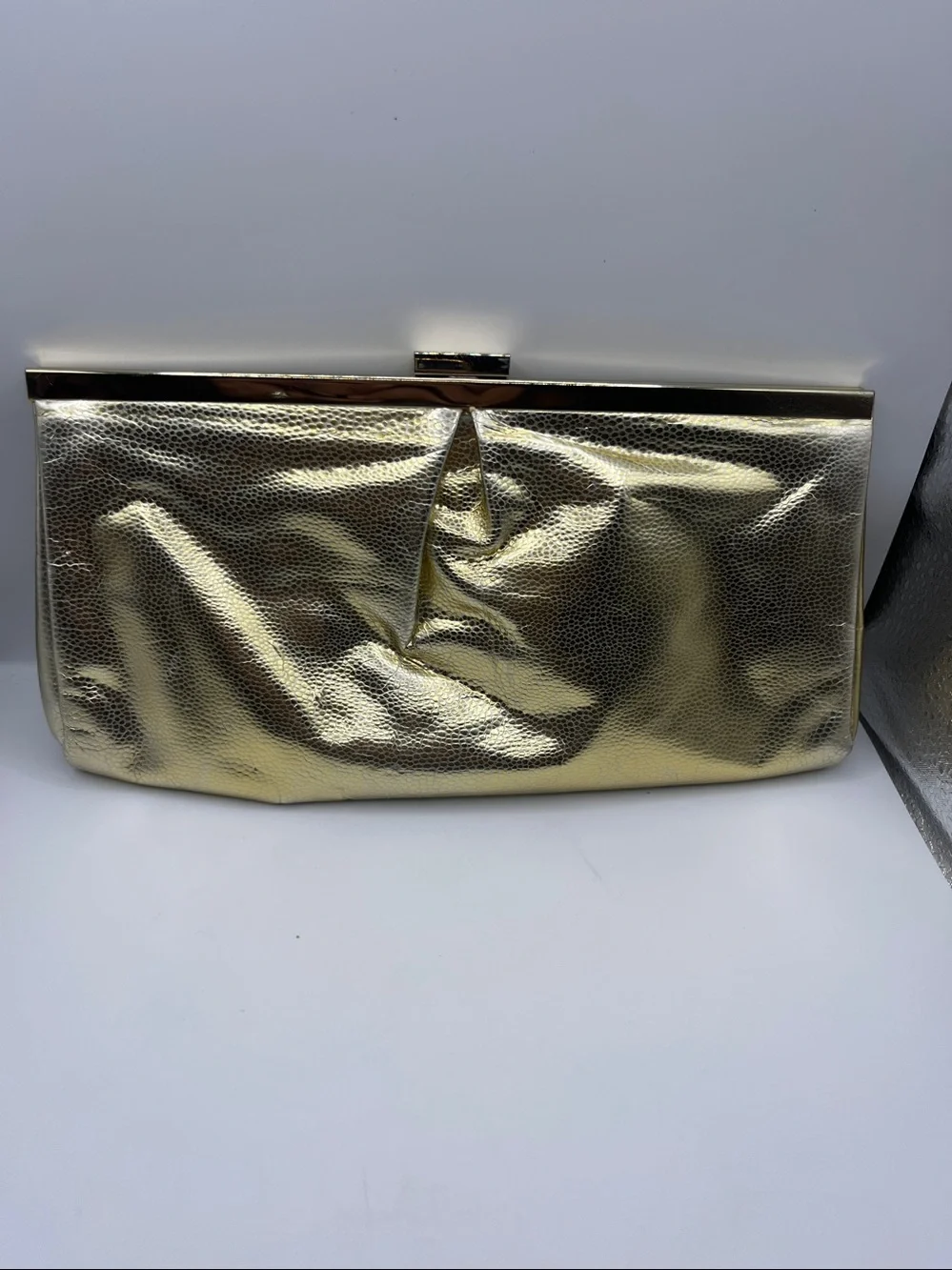 Michael Kors Very Hollywood Gold Clutch Purse